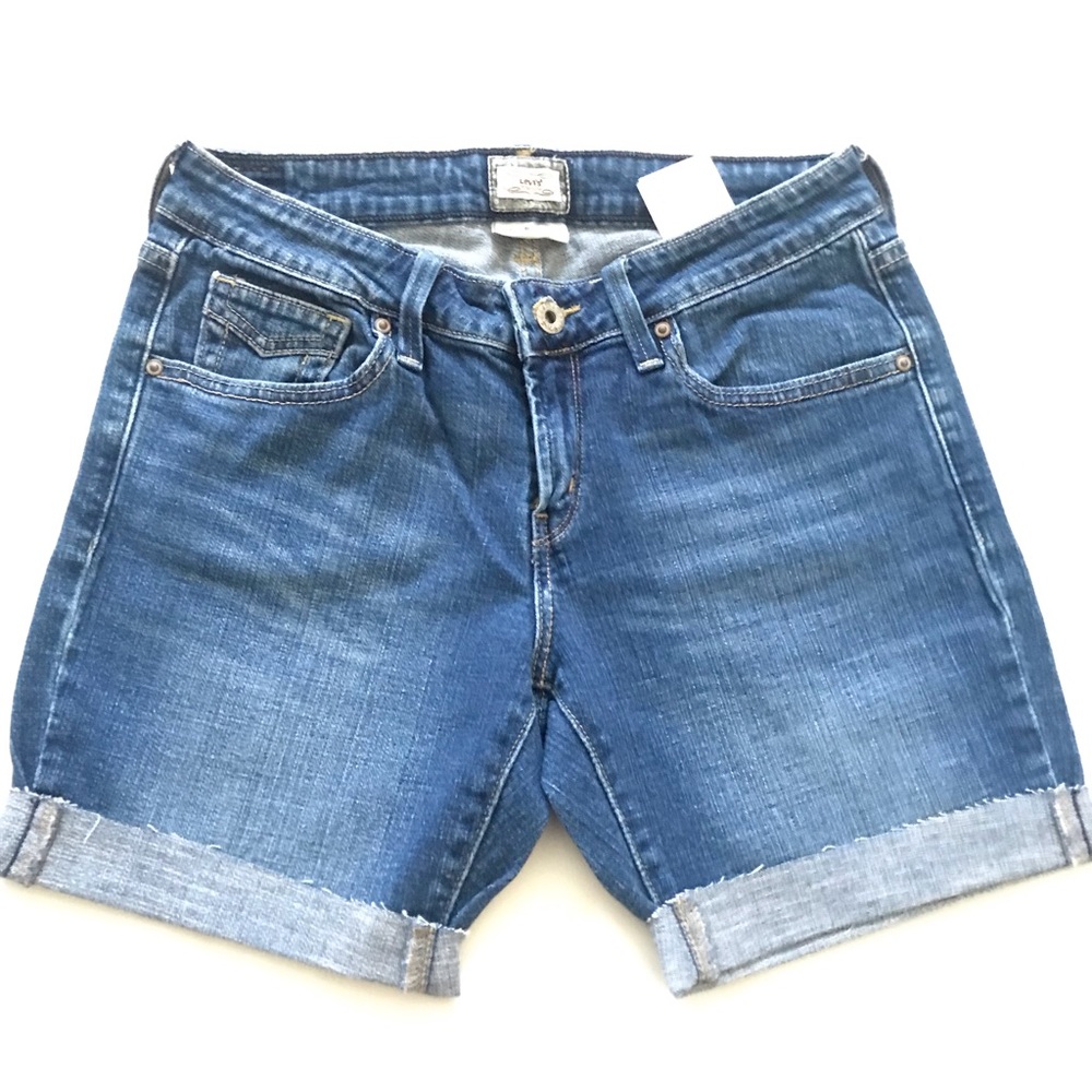 Levi cut off shorts-size 4 Levi Blue Jean Shorts